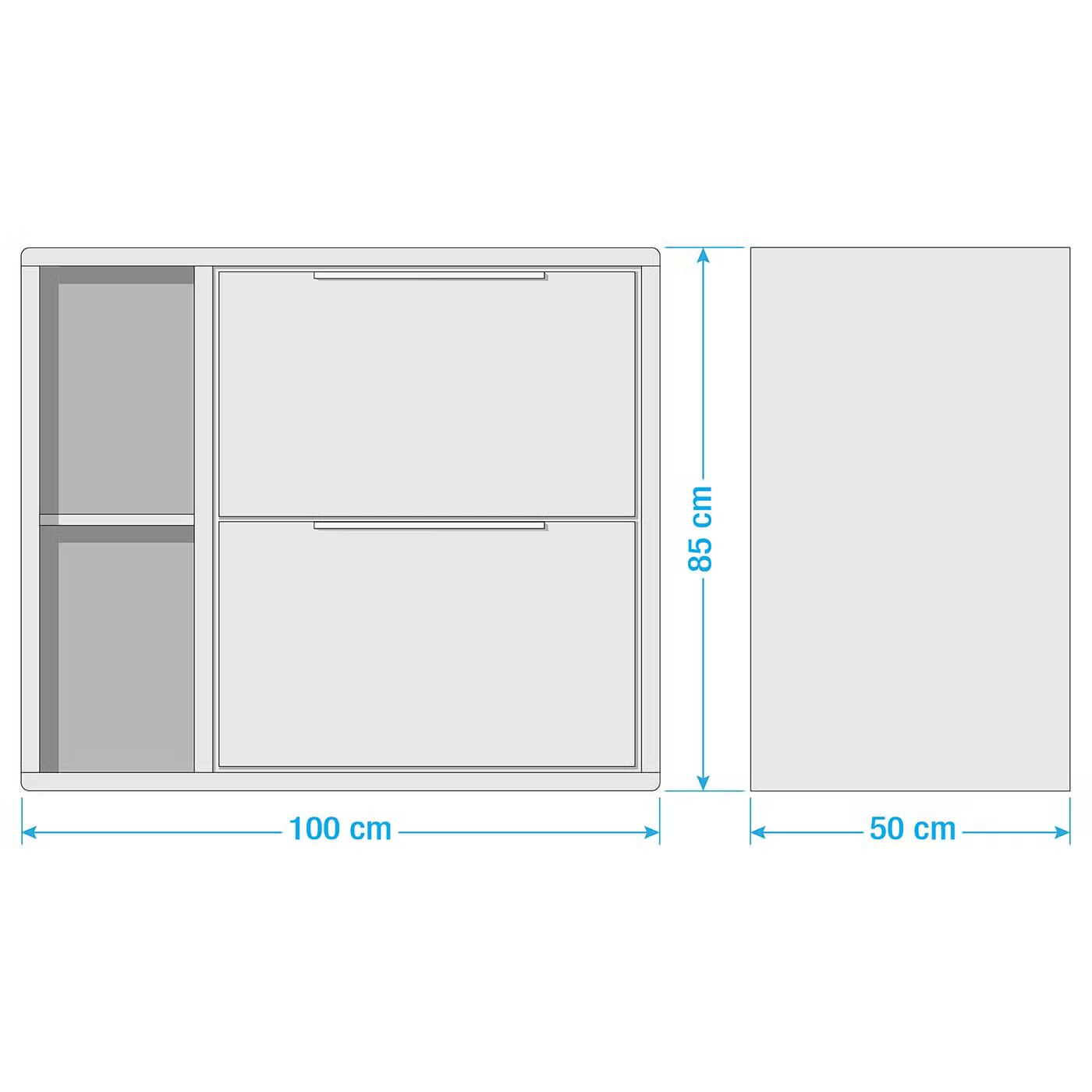 Niti Washbasin with 2 Drawers