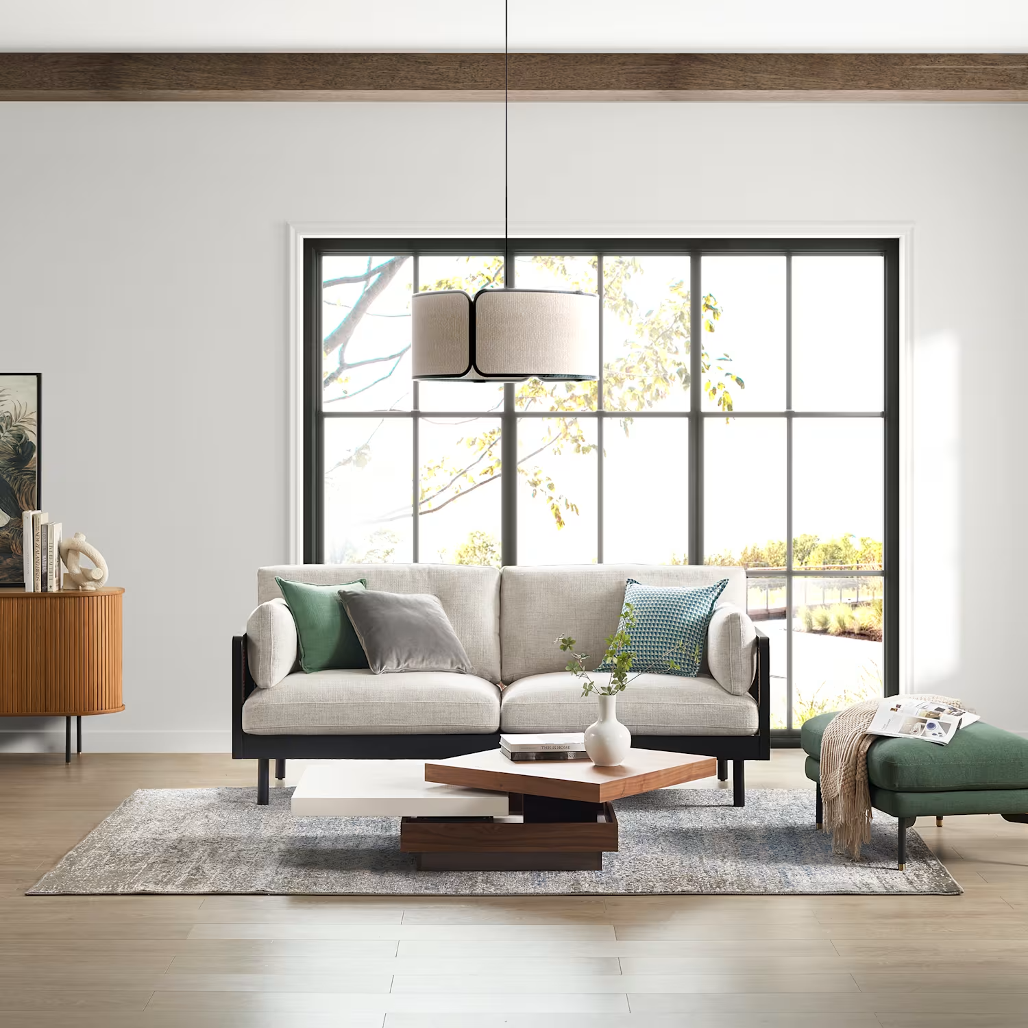 Serien Cane 2 Seater Sofa