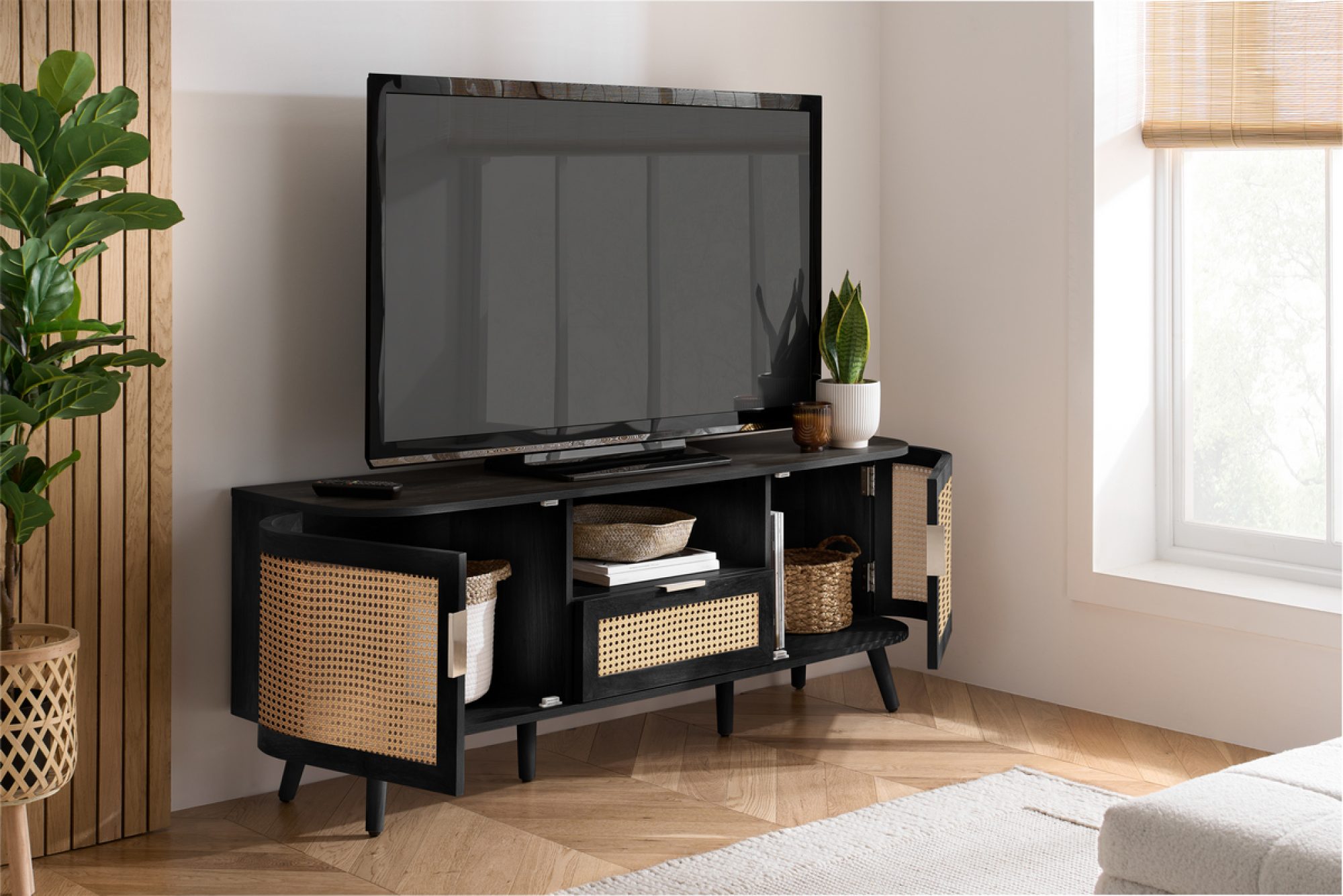 Arcane TV Cabinet (100 cm, 1 Drawer) — alternate view