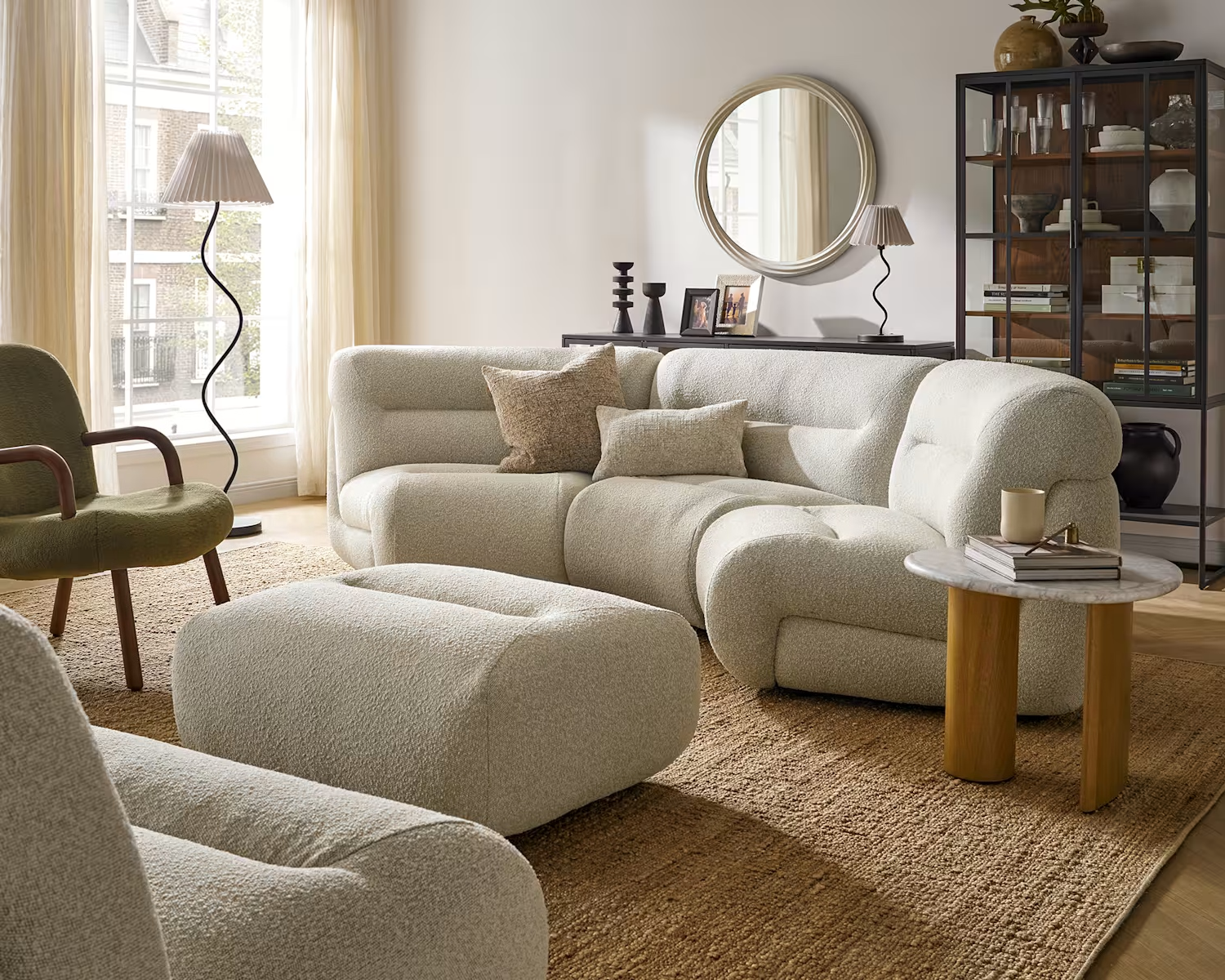 Bombé Curved Modular Sofa