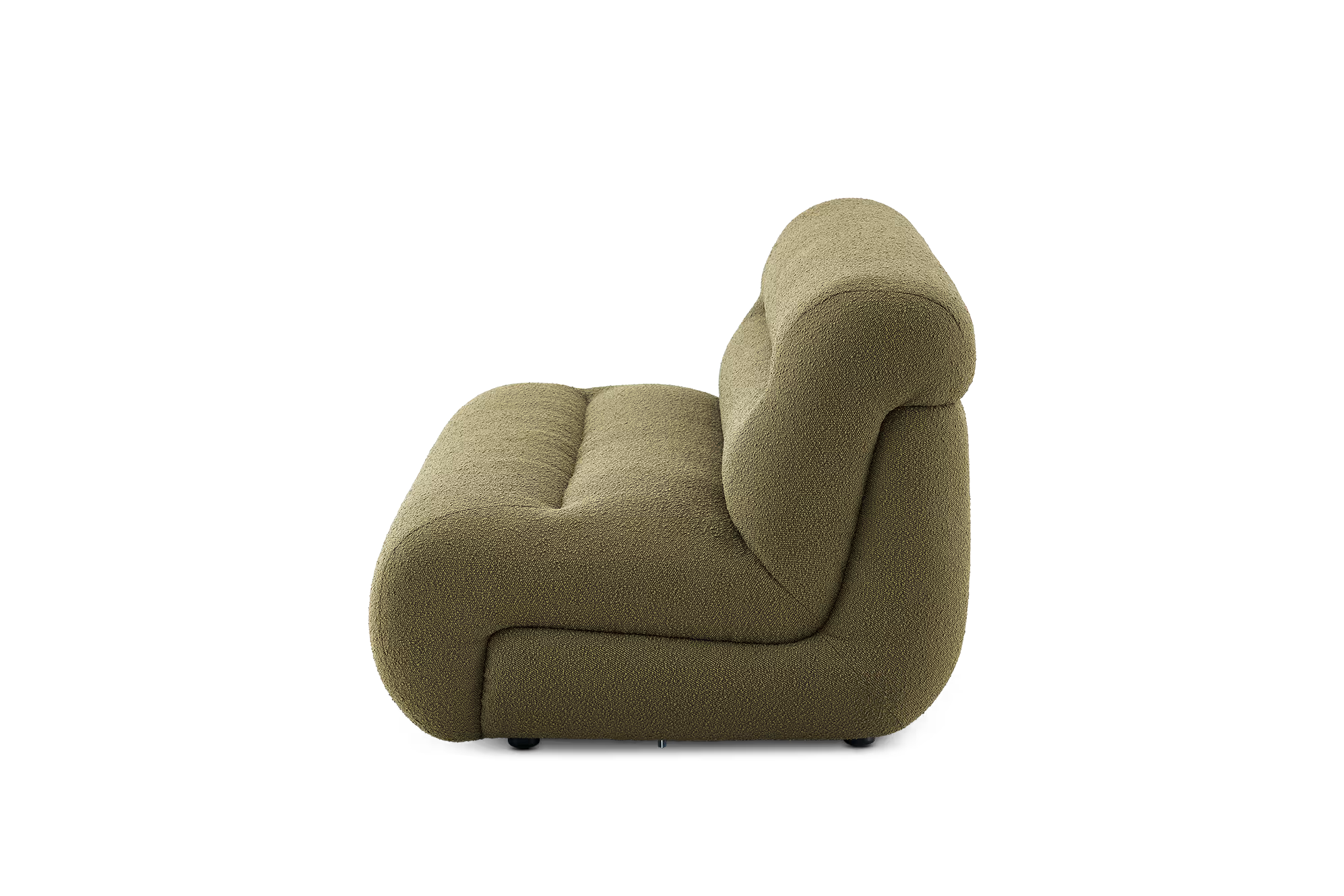 Bombé 2 Seater Armless Sofa