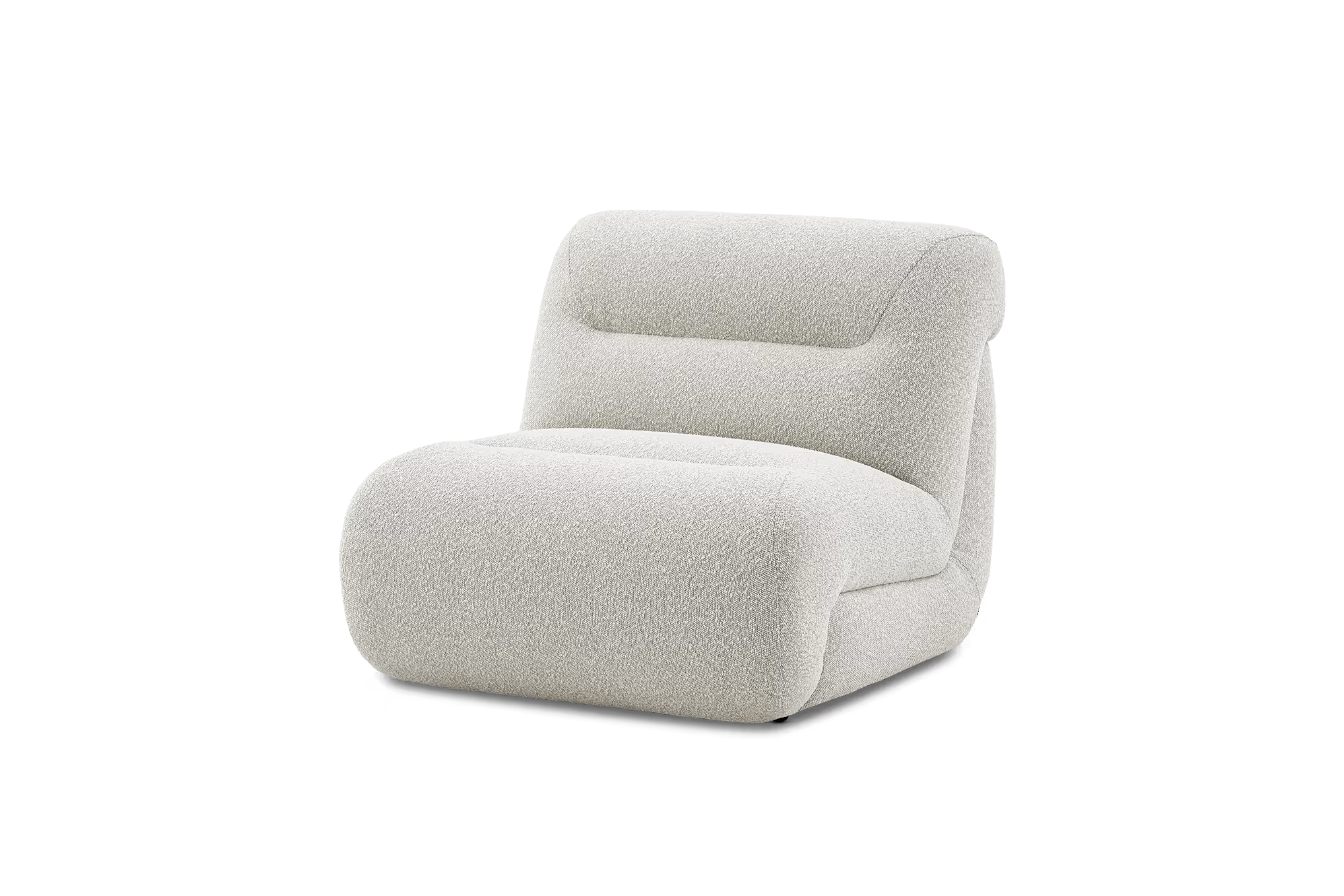 Bombé Armless Sofa