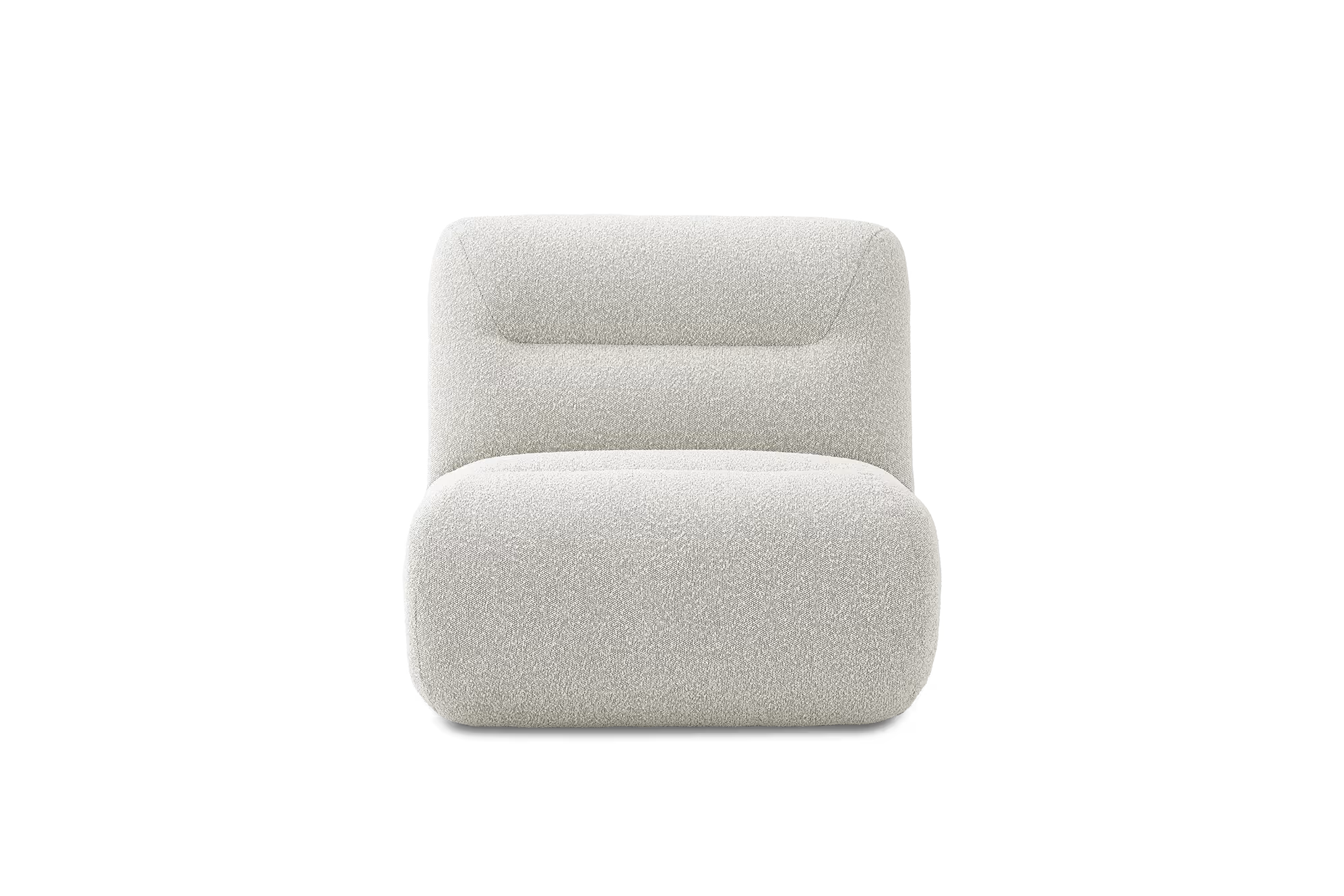 Bombé Armless Sofa