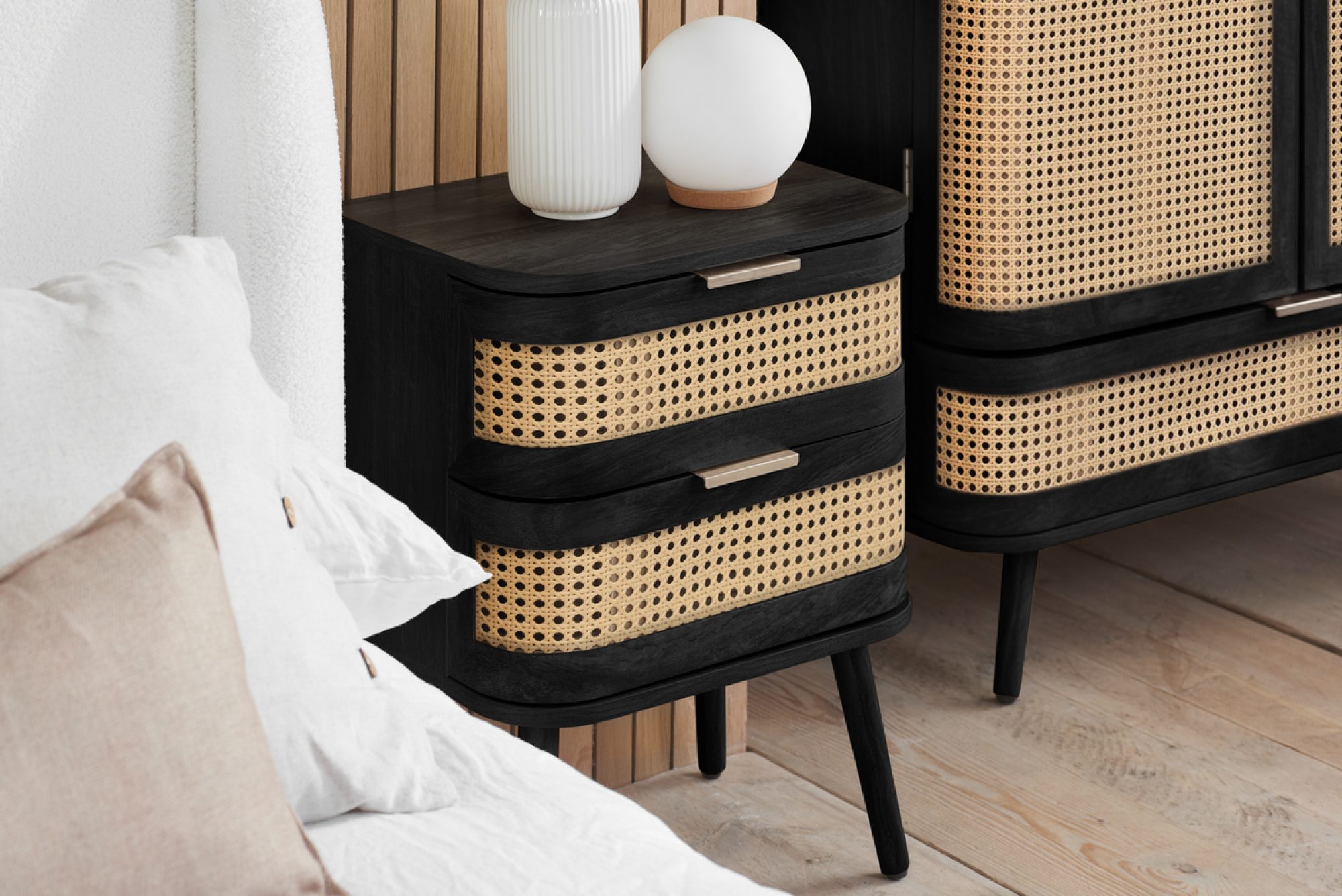 Arcane Bedside (45 cm, 2 Drawer)