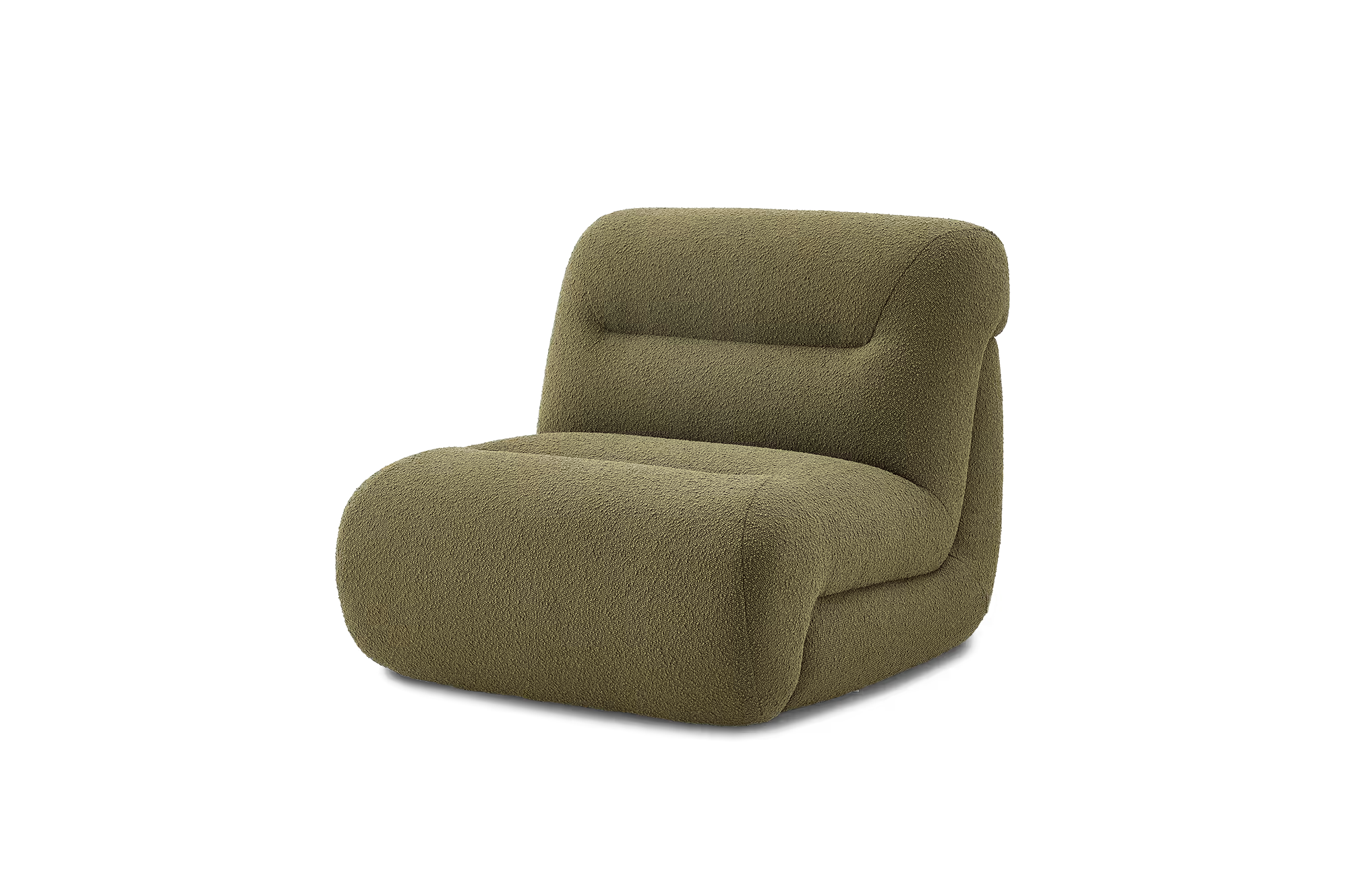 Bombé Armless Sofa