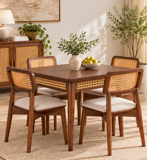 Riva 4 Seater Cross Dining Set