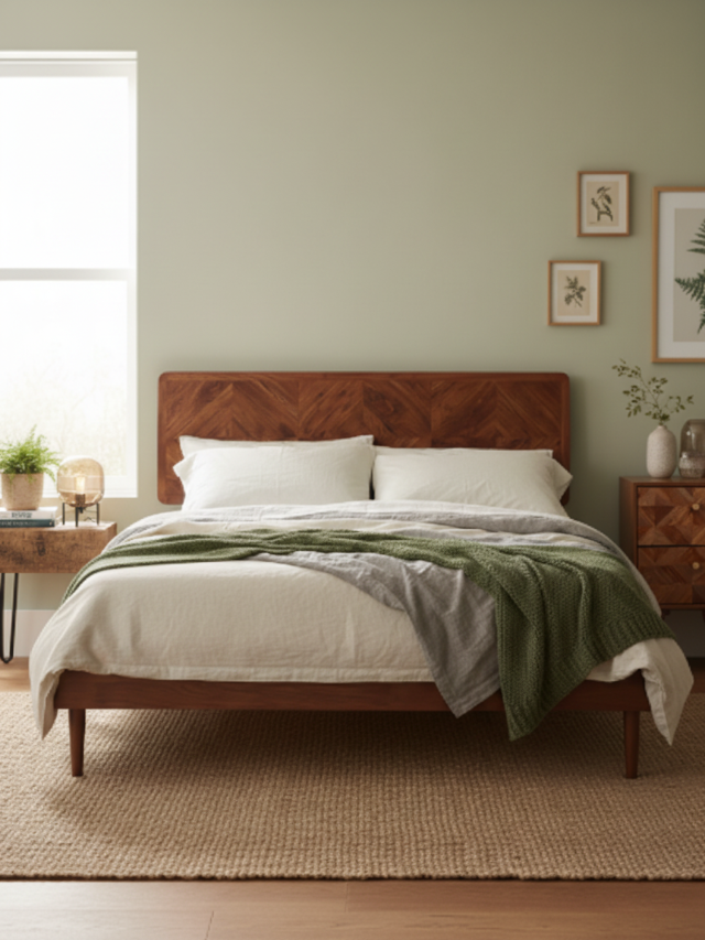 Aurum Solid Acacia Wood King Size Bed