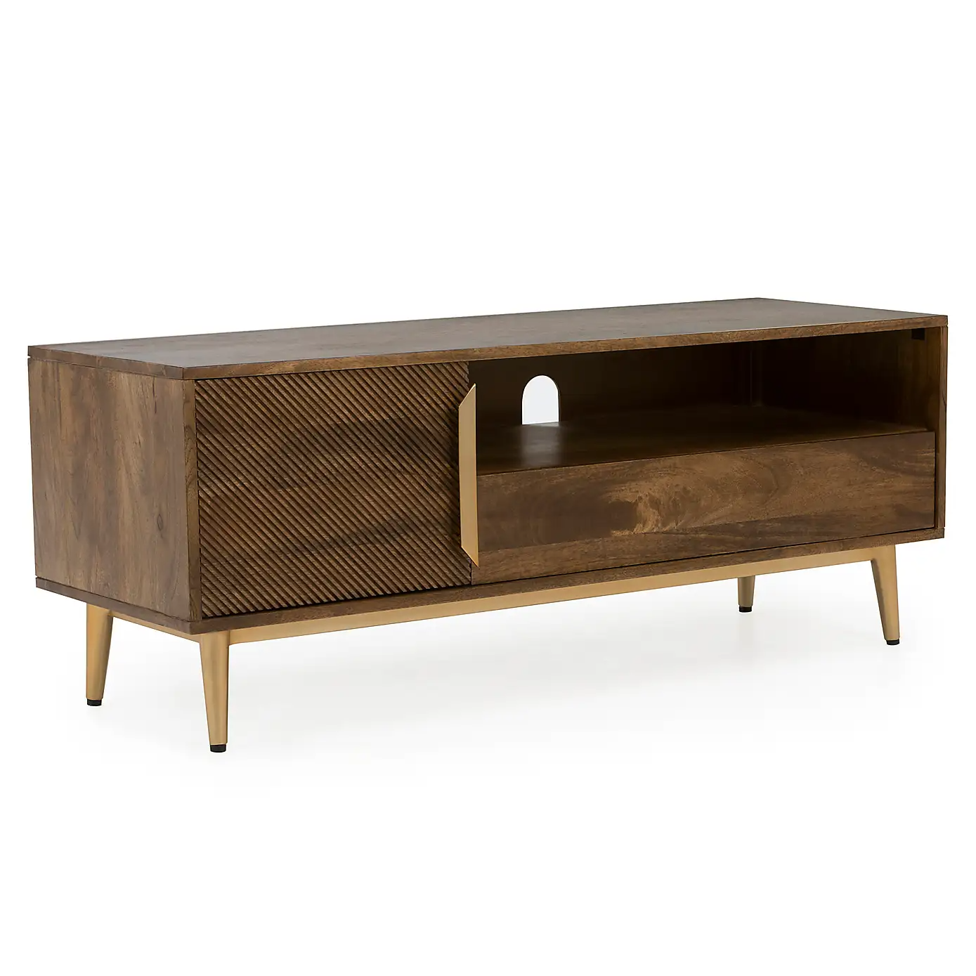 Luxe – Solid Mango Wood TV Cabinet (117 cm)