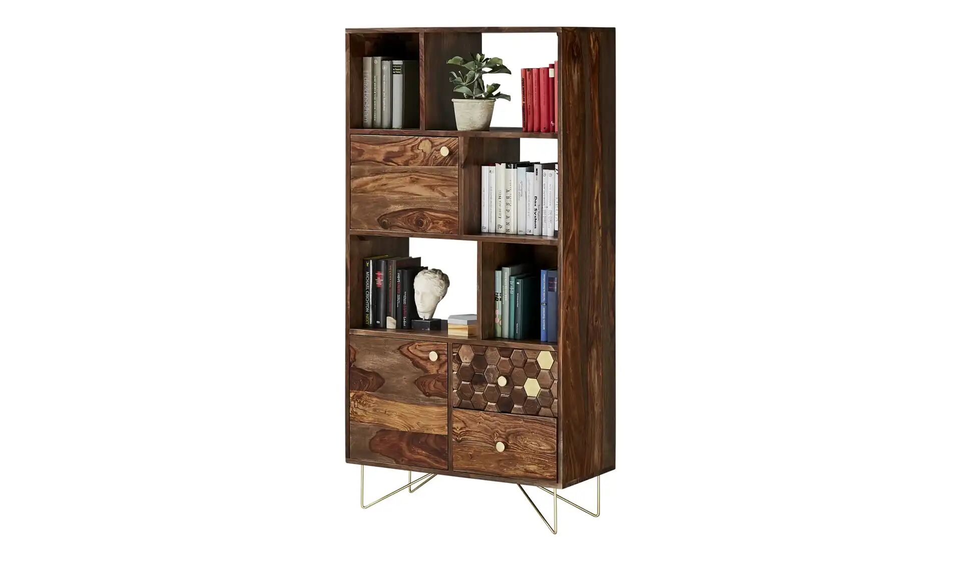 Yati wooden bookcase